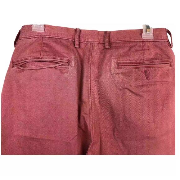 J.CREW Vintage Slim Straight Stretch Broken In Chino Pants Mens 29 Pink Preppy - Picture 5 of 9